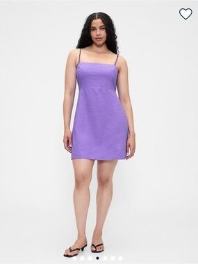 GAP Lavender Purple Mini Dress with Thin Straps